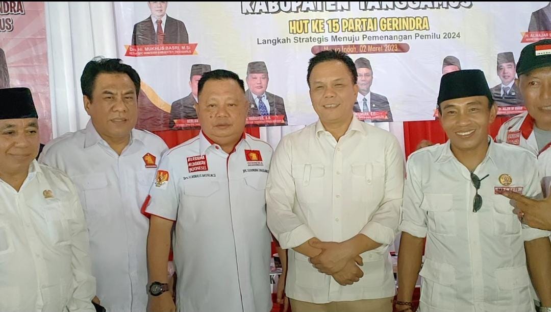 Gerindra Tanggamus Optimis Menangkan Pileg 2024