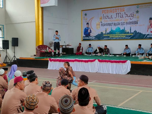 Lapas Kotaagung Gelar Pengajian Dalam Rangka Isra Mi’raj dan Songsong Ramadhan