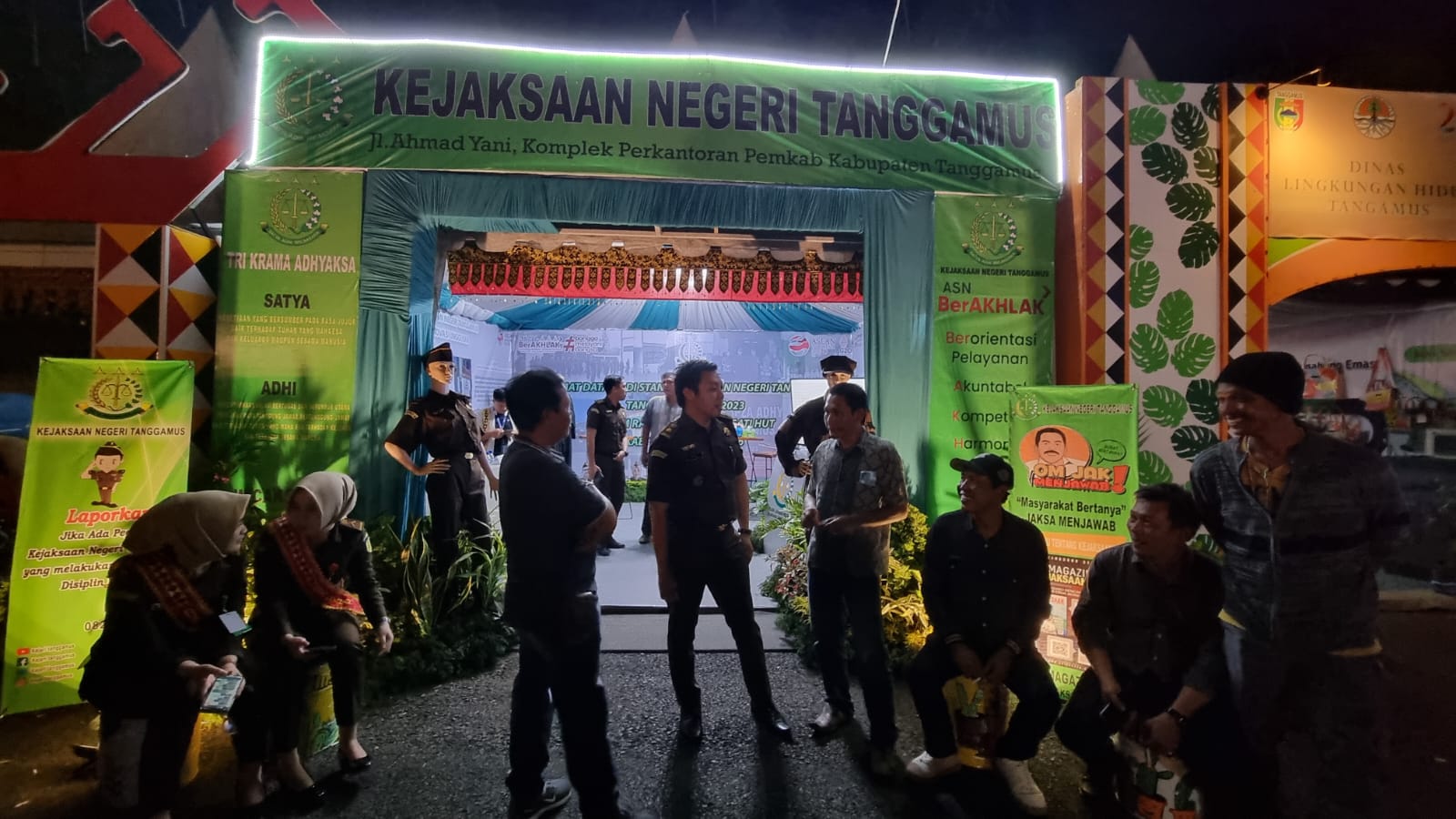 Hadir di Tanggamus Expo, Om Jak Tanggamus Berikan Konsultasi Hukum Gratis