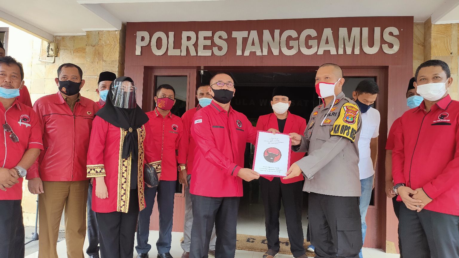 PDIP Tanggamus Minta Polri Usut Tuntas Aksi Pembakaran Bendera