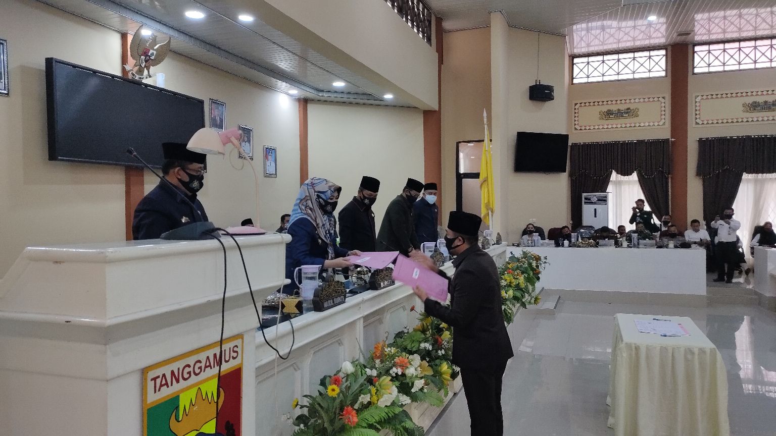 DPRD Tanggamus Setujui Ranperda Pertanggungjawaban APBD 2019