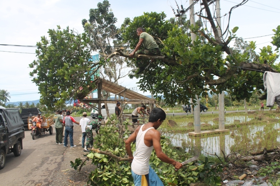 Budaya Gotong-royong masih Terjaga di Pekon Margomulyo