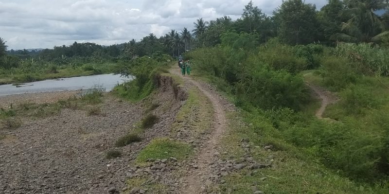 Belum Ada Laporan, Perbaikan Tanggul Sungai Way Ngarip Belum Diusulkan BPBD