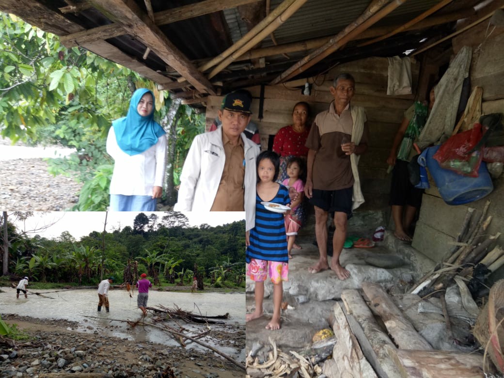 Sungai Way Binjai Meluap, Puluhan Rumah di Sukabanjar Kotaagung Timur Terendam Banjir