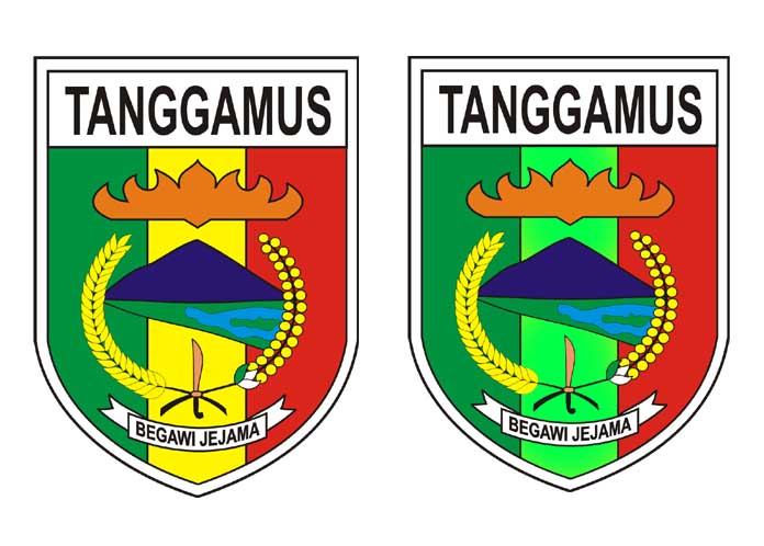 Bagian Tapem Luruskan Warna Dasar Lambang Tanggamus